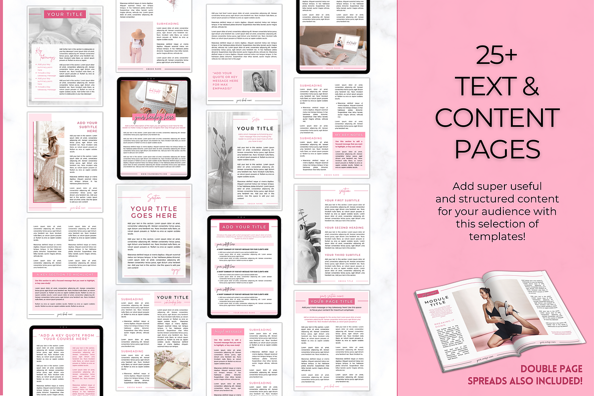 eBook & Workbook Bundle! 140 Pages, a Marketing Template by Templatables (Photo 5 of 10)