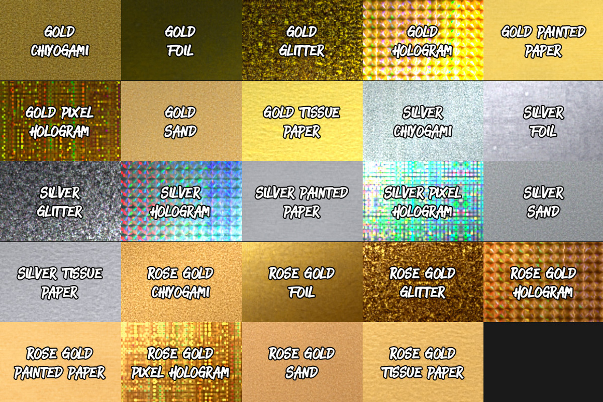 24 Silver and Gold Styles preview 2