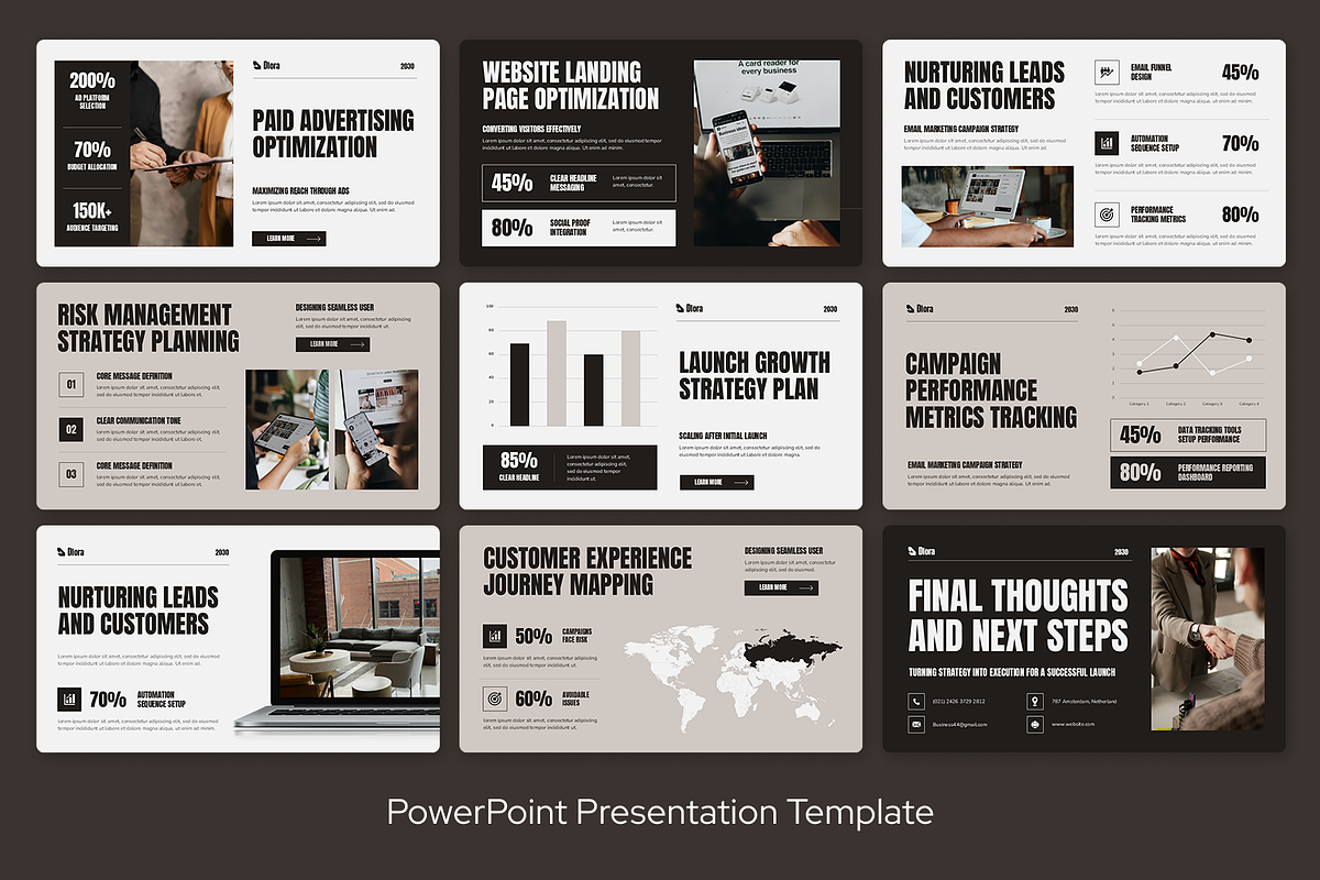 Brown Tan Product Launch Campaign, a Presentation Template by Sixtemp (Photo 3 of 3)