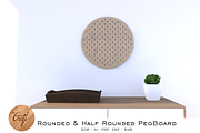 Laser Cut Round/Half Round Peg Board, a Templates & Theme by StanleyTirtoutomo (Thumbnail 6 of 10)