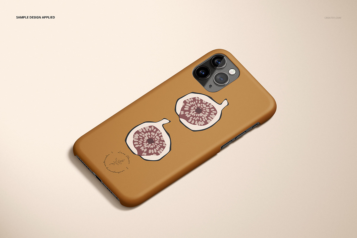 iPhone 11 Pro Matte Snap Case Mockup, an iPhone Mockup by creatsy5 (Photo 18 of 23)