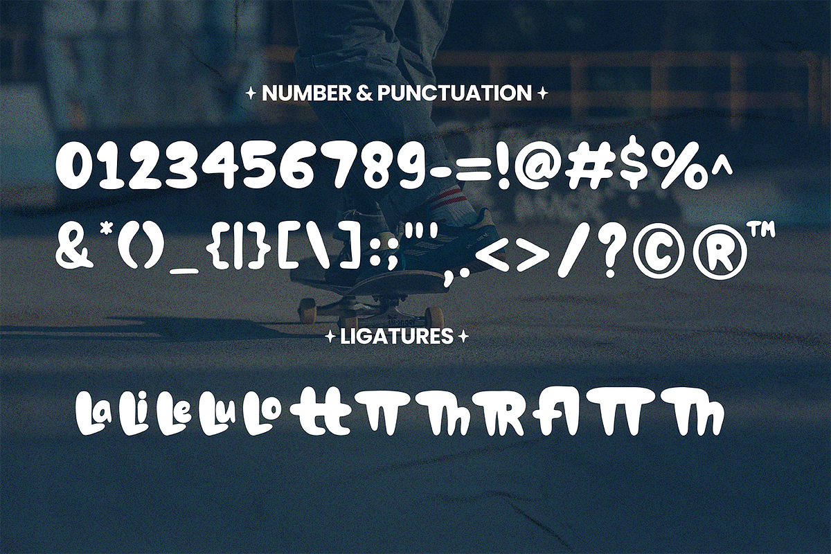Weazer Bubble Display Font, a Handwritten Font by Haps Space (Photo 11 of 12)