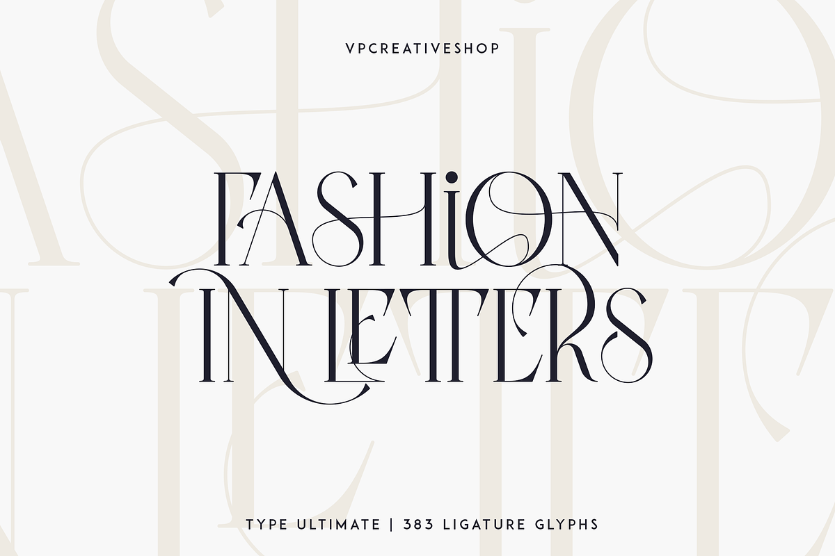 Type Ultimate - serif logo font, a Serif Font by VP Fonts (Photo 10 of 24)