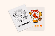Cute cats and dogs!, an Animal Illustration by Alona Savchuk (Thumbnail 10 of 12)