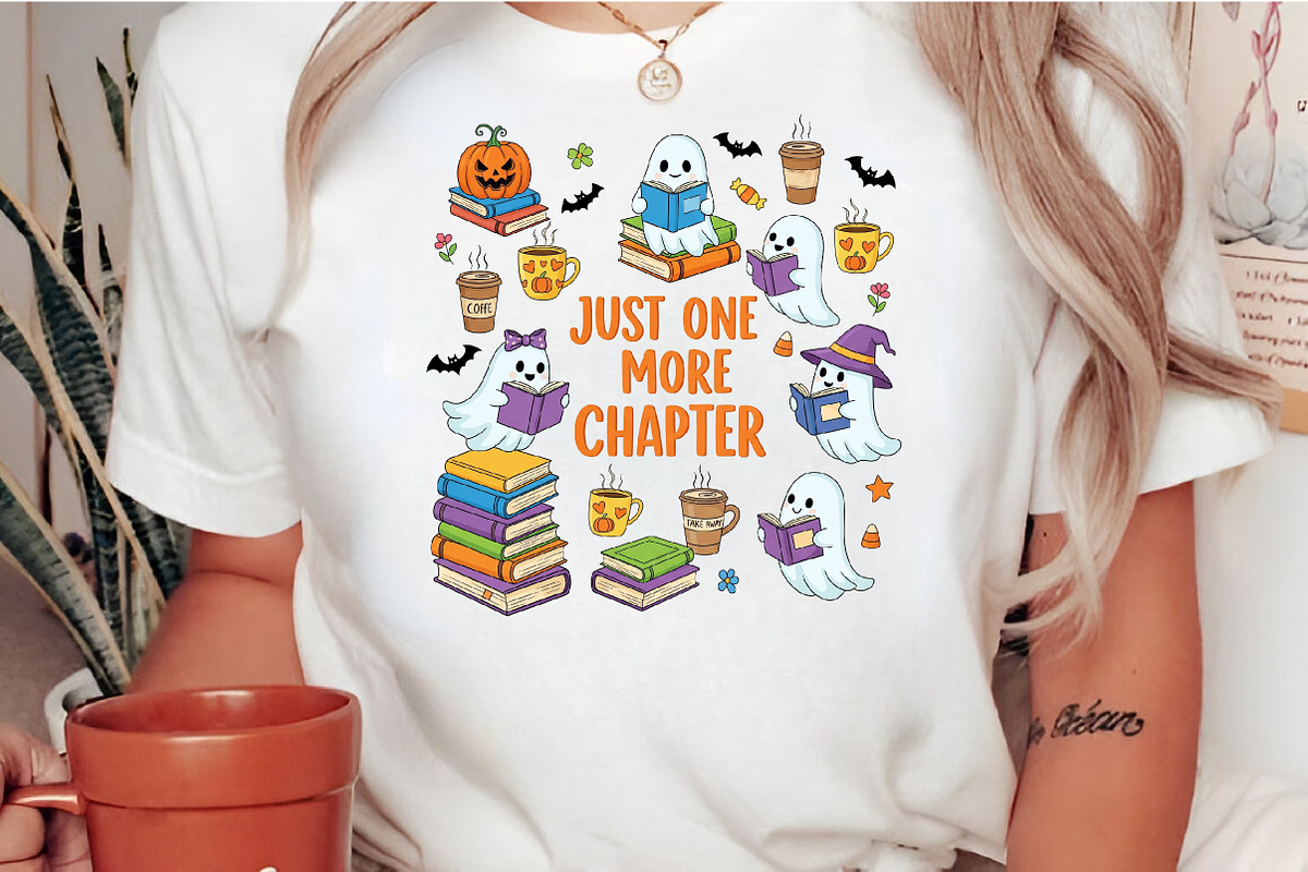 Ghost Books Halloween Png, an Illustration by Craft Nest (Photo 2 of 6)