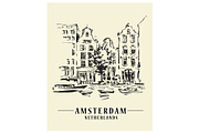 Amsterdam Hand Drawn Sketches, an Illustration by Penndpaper (Thumbnail 7 of 16)