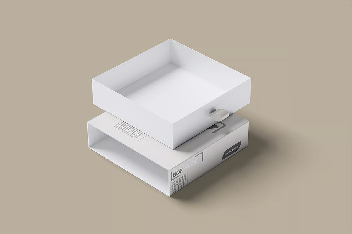 Slide Box Mockup, a Packaging Mockup by zpackcreative (Photo 2 of 4)