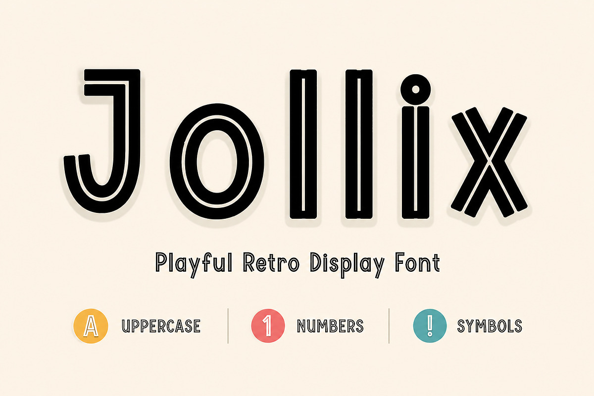 Jollix, a Slab Serif Font by Wow Magic (Photo 1 of 5)