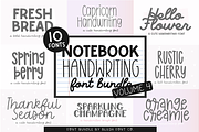 MEGA NOTEBOOK HANDWRITING Font Bundl, a Handwritten Font by Blush Font Co. (Thumbnail 4 of 5)