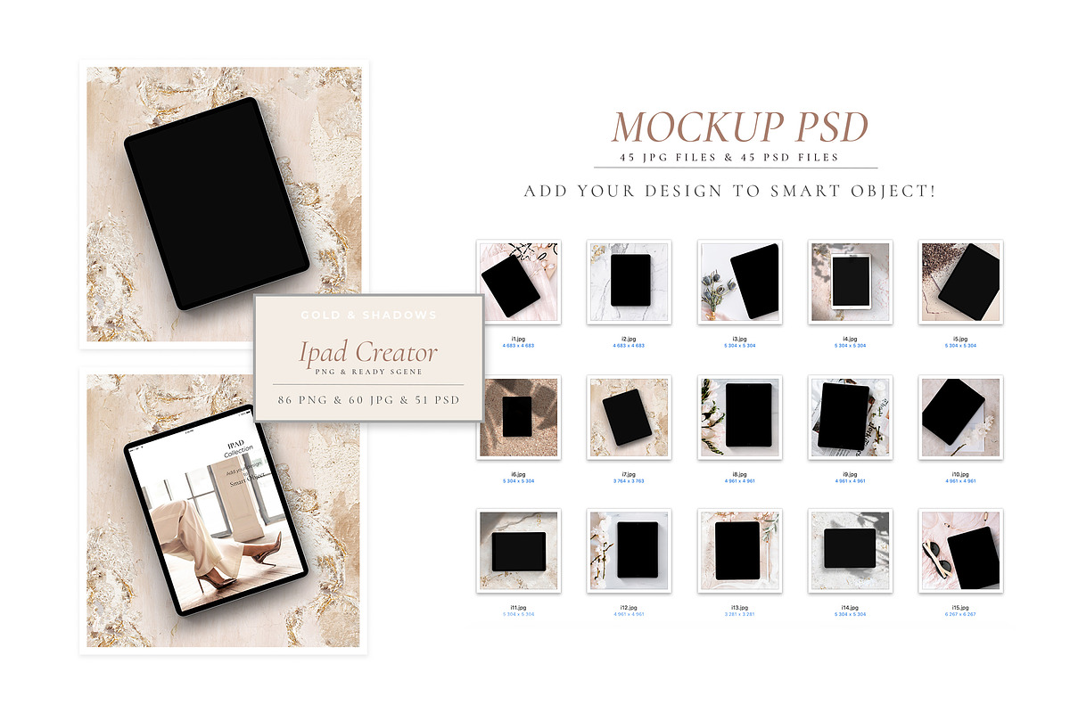iPad mockup creator+ BONUS, a Pens & Pencil Mockup by Una Matison (Photo 2 of 12)