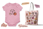 Pink Fall PNG SVG Clipart, an Object Illustration by Huckleberry Hearts (Thumbnail 2 of 3)
