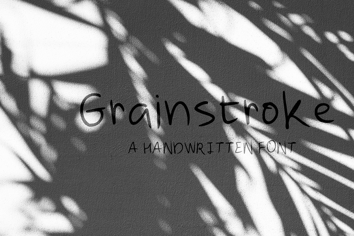 Grainstroke Handwritten Font, a Handwritten Font by Kaleidokika (Photo 6 of 7)