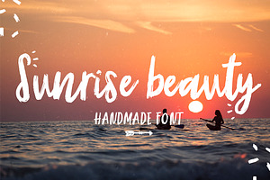Sunrise | Handmade font + extras!