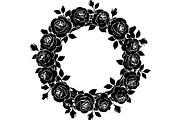 Floral Wreath Frame Bundle, an Object Graphic by Creativeshirt (Thumbnail 7 of 20)