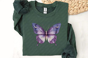 Pastel Purple Butterflies PNG, an Illustration by Watercolor design (Thumbnail 12 of 12)