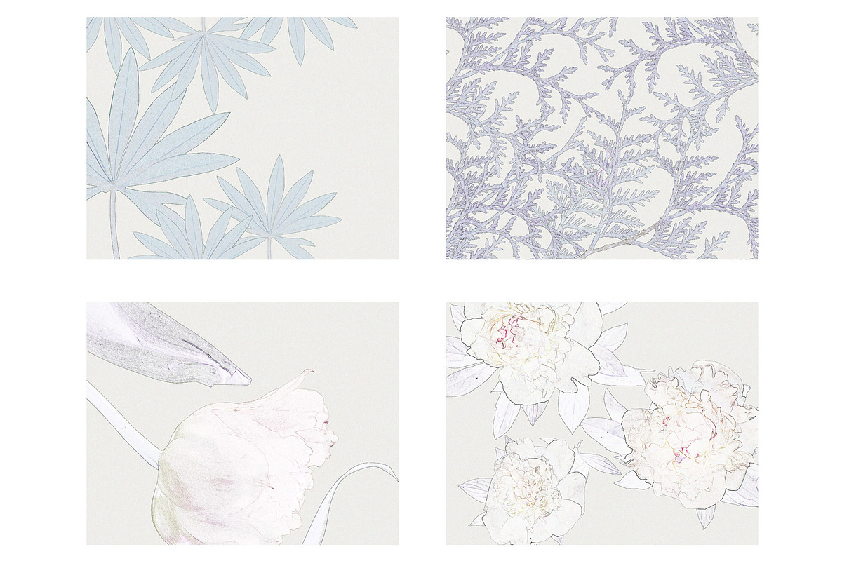 Vintage Elegant Flowers Backgrounds, an Object Graphic by CreativeFolks (Photo 4 of 11)