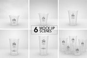 Clear Cold Drink Cups Mockup, a Cups & Container Mockup by INCDesign (Thumbnail 2 of 20)