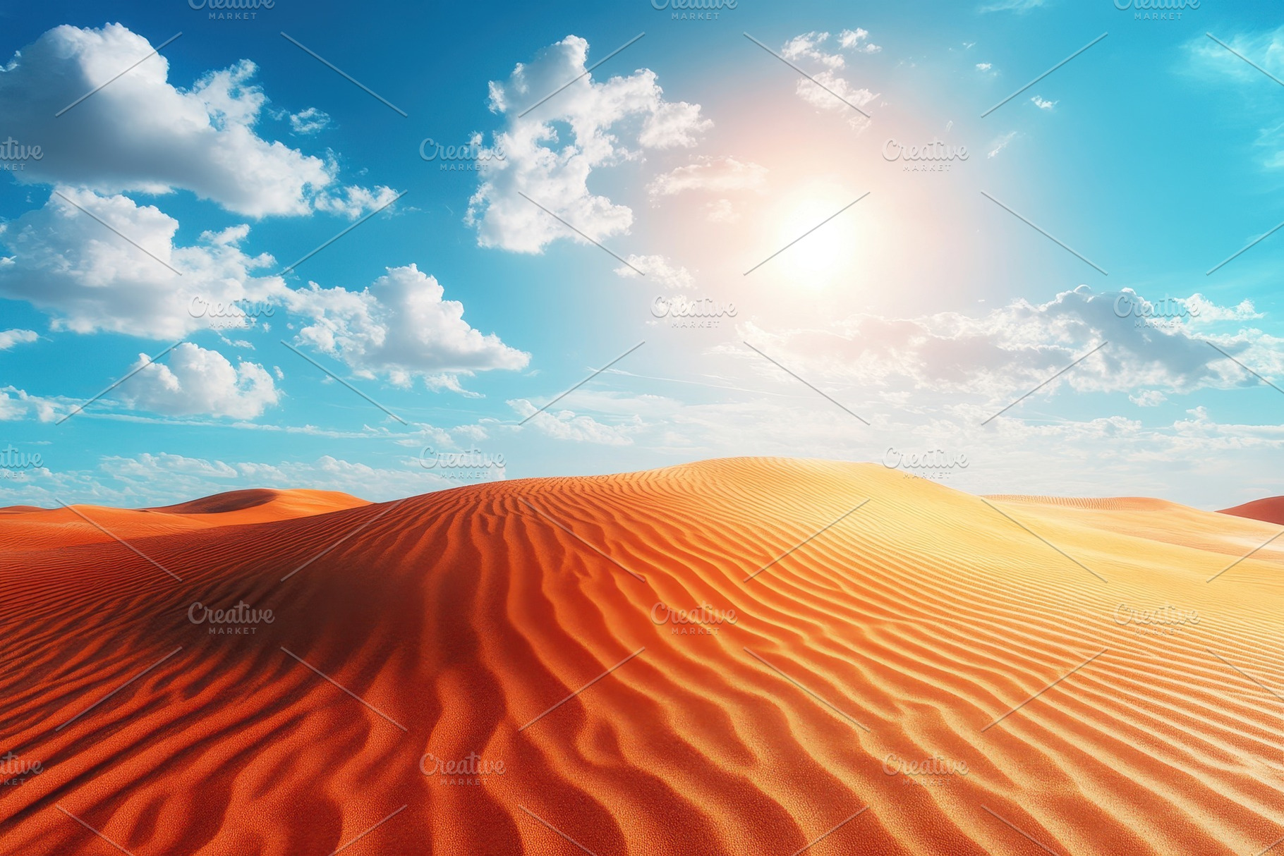 Vast desert landscape showcasing rip, a Photo by Iftikhar Alam