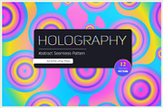 Hologram vector pattern pack, a Pattern Graphic by Gudiny (Thumbnail 1 of 13)
