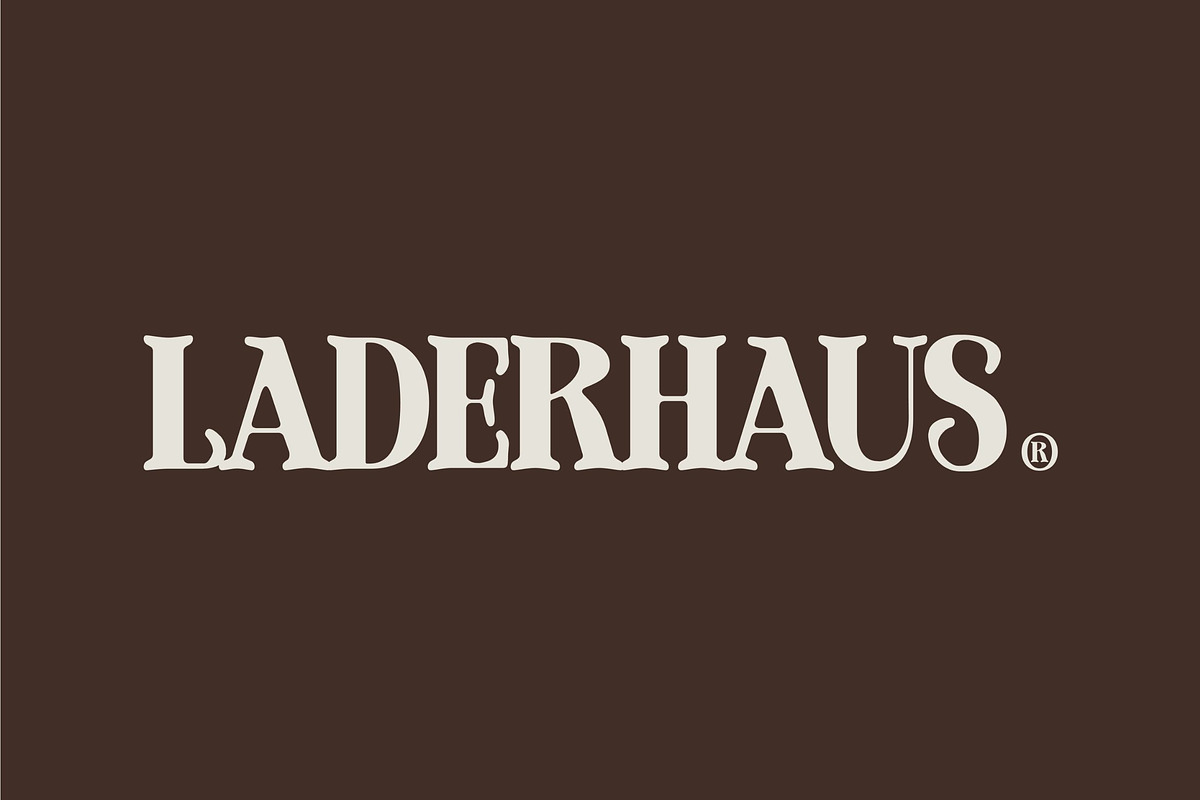 Laderhaus - Display Font, a Serif Font by Studio Moara (Photo 1 of 11)