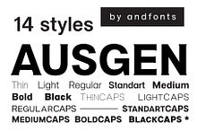 Ausgen, Modern Serif Font