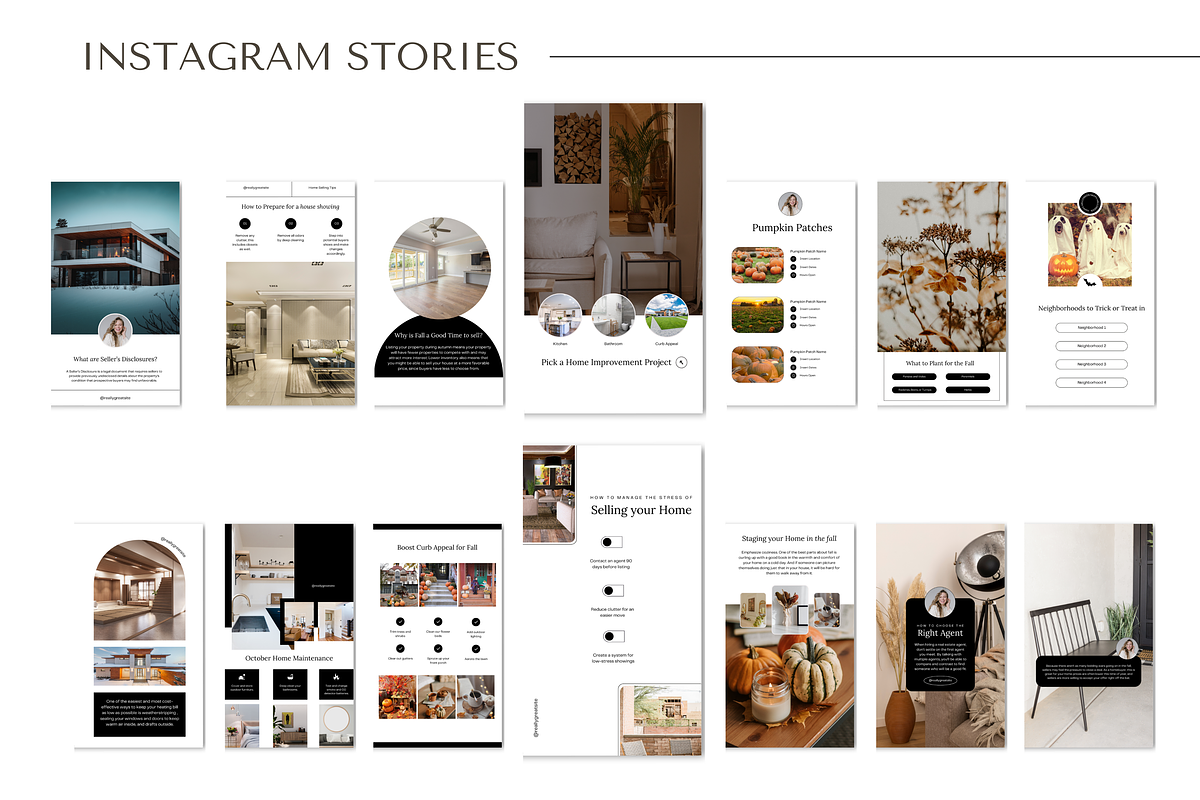 October Real Estate Instagram Posts, a Social Media Template by Marketing Templates Co. (Photo 8 of 9)