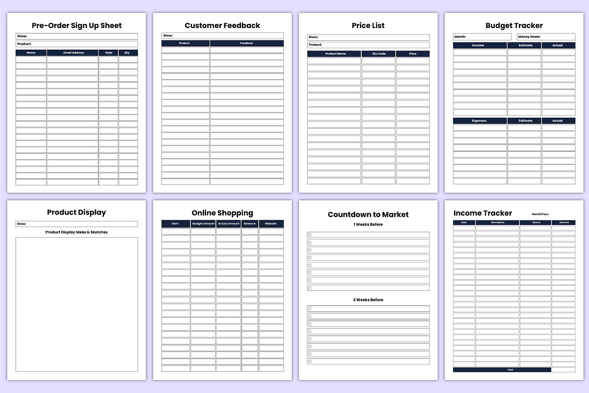 2026 Small Business Planner Bundle, a Stationery Template by Mustafiz (Photo 7 of 9)