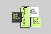 Social Media Post Mockup, a Device Mockup by Graphiculon (Thumbnail 9 of 11)