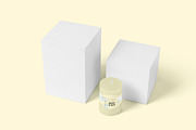 Small Round Candle Label Mockups, a Packaging Mockup by DesignNeutrons (Thumbnail 4 of 7)