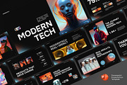 Modern Tech- Presentation PowerPoint, a Presentation Template by Premast (Thumbnail 1 of 5)