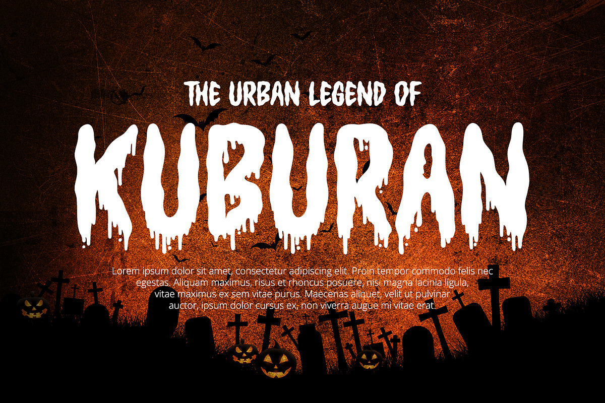 Ghoulies - Horror Display Font, a Sans Serif Font by Alpaprana (Photo 2 of 11)