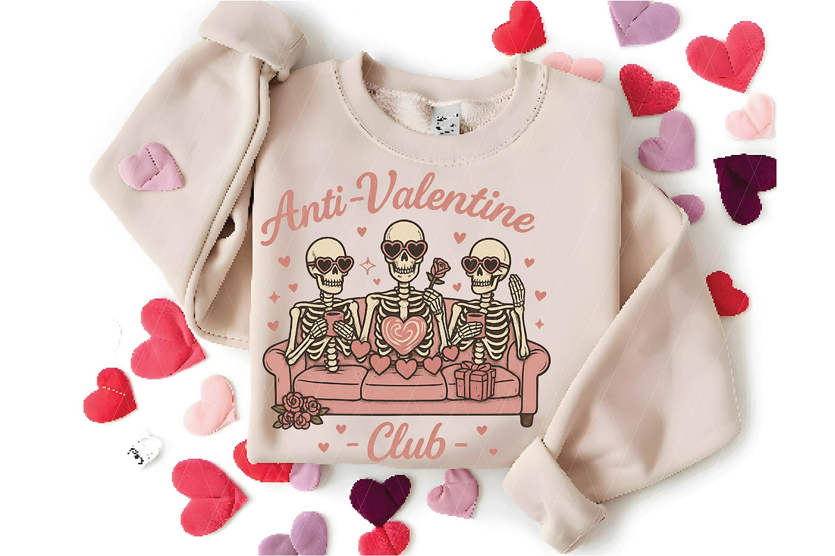 Anti Valentine Club Png, Valentine's, an Illustration by DreamPrint404 (Photo 6 of 8)