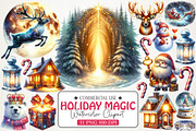 Holiday Magic Clipart, an Illustration by RobertsArt (Thumbnail 1 of 7)
