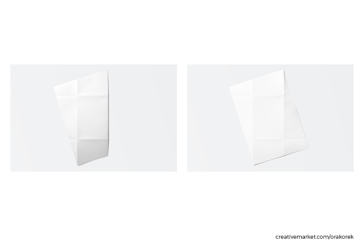 Envelope Folded Brochure Mockup, a Print Template by Orak Orek (Photo 9 of 10)