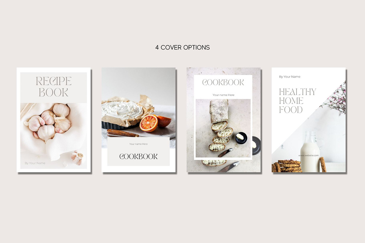 Canva Minimal Cookbook Template, a Magazine Template by Deepa Template Studio (Photo 3 of 10)