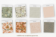 Peaches and Sage watercolor clipart, a Pattern Graphic by Bridgett Stahlman Design (Thumbnail 3 of 9)