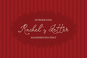 Rachel's Letter Font, a Handwritten Font by AnnArt (Thumbnail 1 of 16)