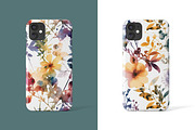 Watercolor Ink Floral Patterns, a Pattern Graphic by Ninterints (Thumbnail 6 of 11)