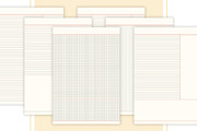 Simple and Minimal Printable Notes, a Stationery Template by CreativeBundlex (Thumbnail 5 of 10)