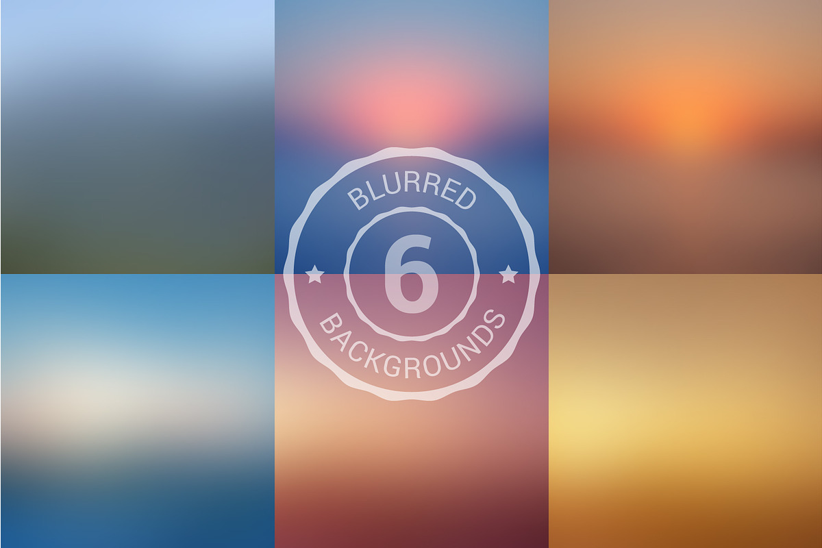 6 blur business infographics, a Presentation Template by Abert