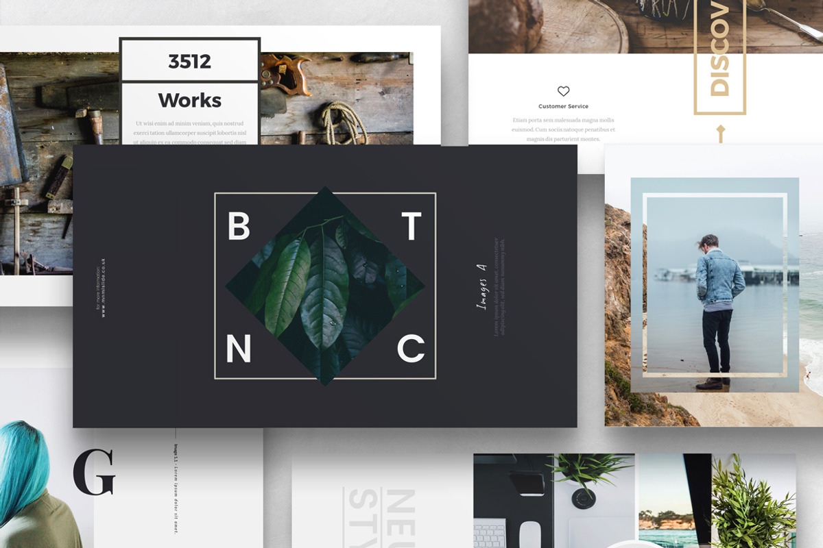 Lookbook Style Presentation Bundle, a Presentation Template by Elokka Std. (Photo 2 of 7)
