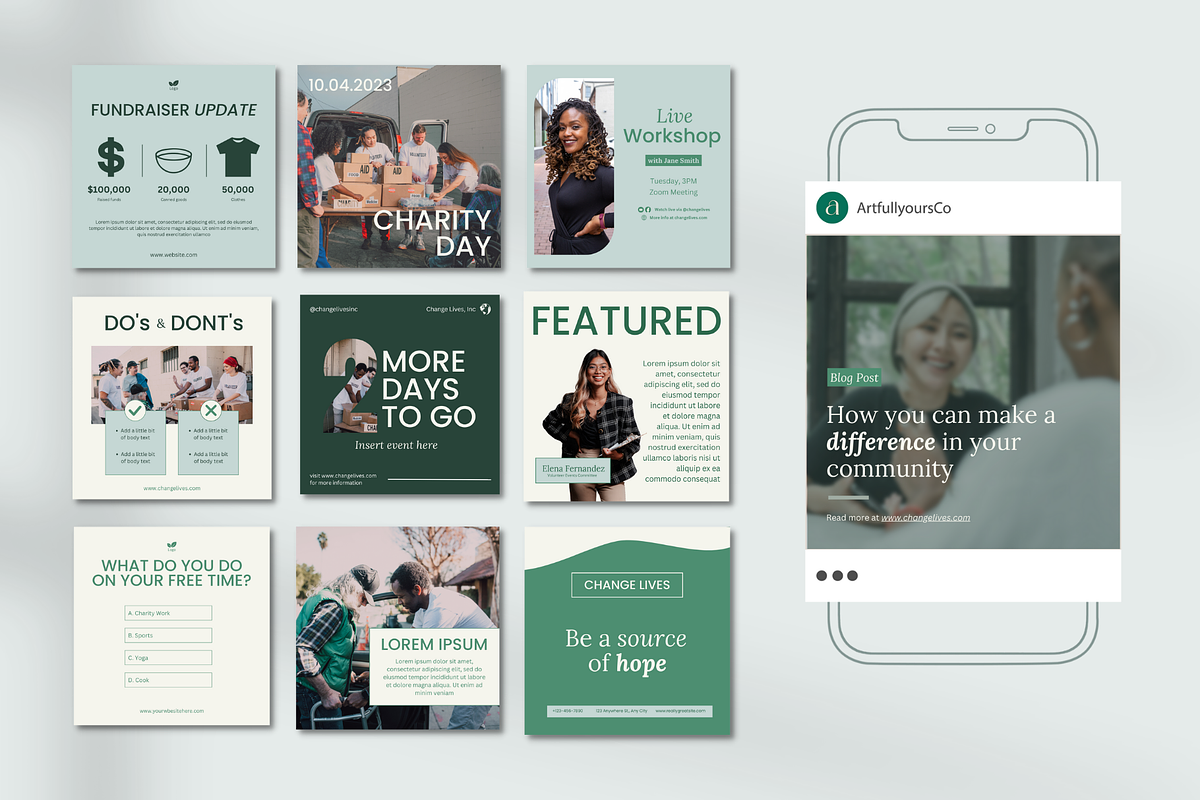 Umlazi | Social Media Template, a Social Media Template by Artfullyours (Photo 5 of 11)