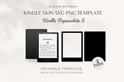 Kindle Paperwhite 5 Skin Template, a Graphic by STUDIO REFINERY (Thumbnail 1 of 5)