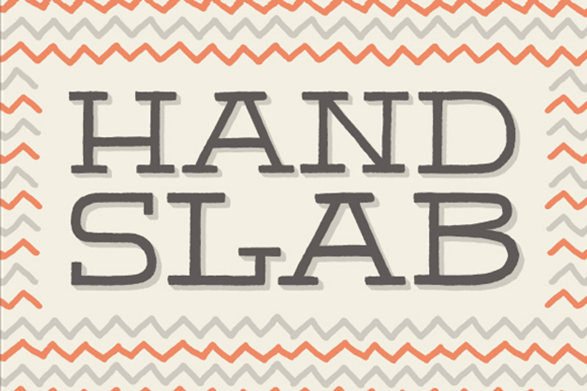 HandSlab, a Slab Serif Font by Satchel & Sage (Photo 1 of 4)