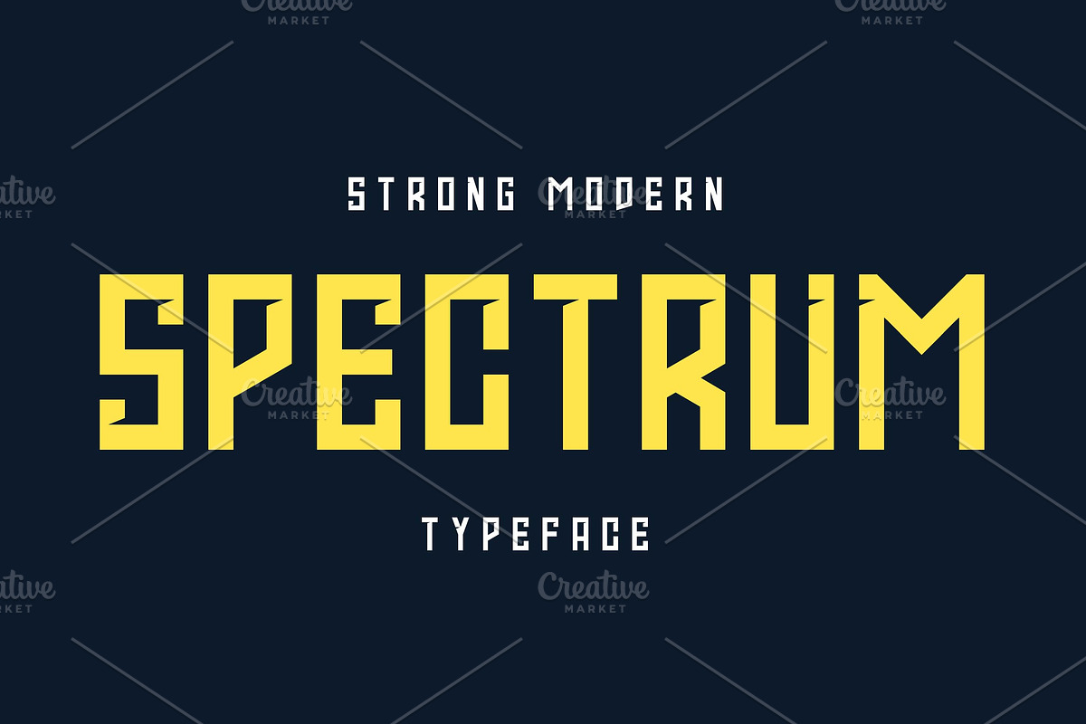 Spectrum | Strong Sport Font, a Sans Serif Font by Artiveko (Photo 1 of 4)