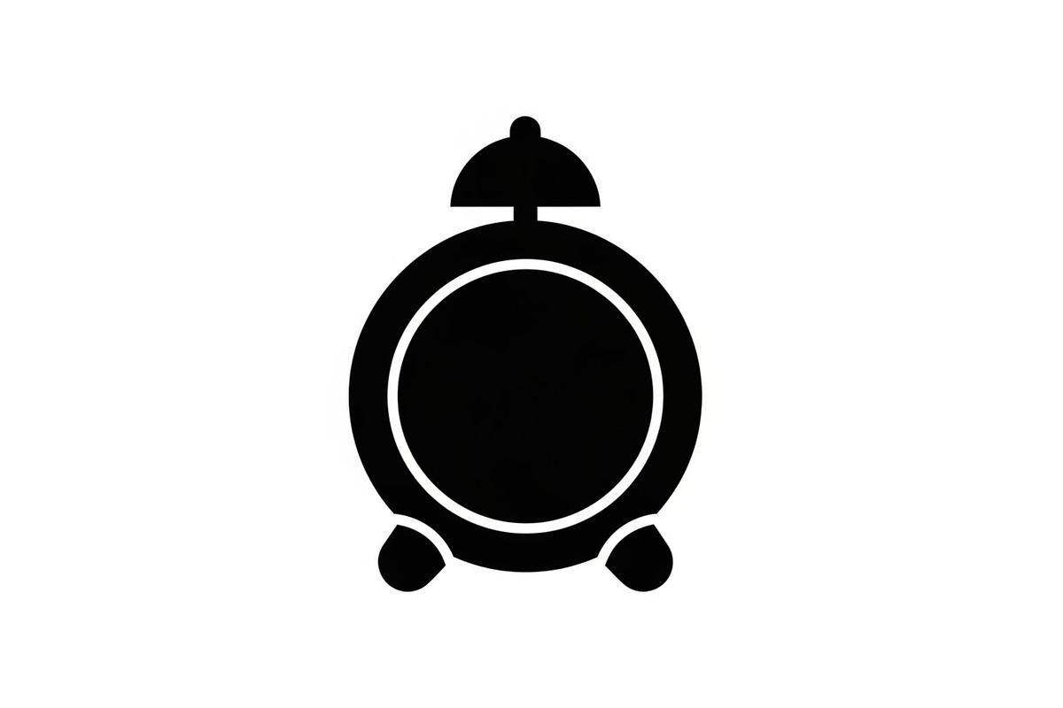 Alarm Clock Silhouette Vector Bundle, an Illustration by Creativeshirt (Photo 10 of 51)
