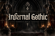 Infernal Gothic, a Blackletter Font by Wow Magic (Thumbnail 1 of 5)
