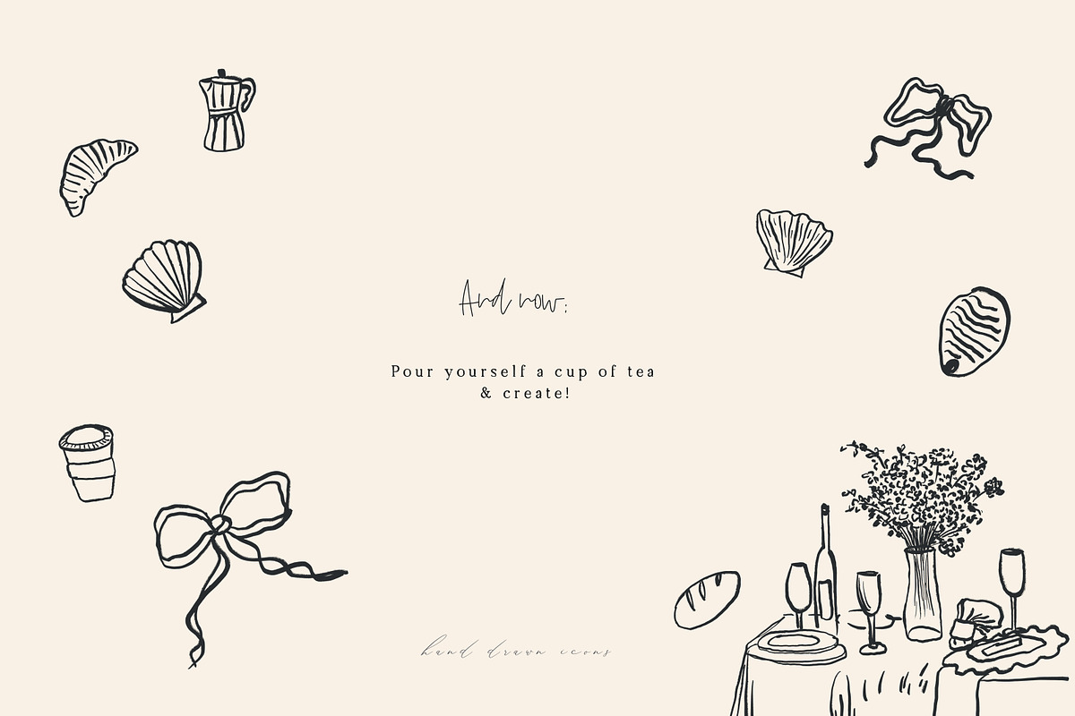 Hand Drawn Cosy Fall Line Art Icons, an Object Graphic by Laras Wonderland (Photo 9 of 10)