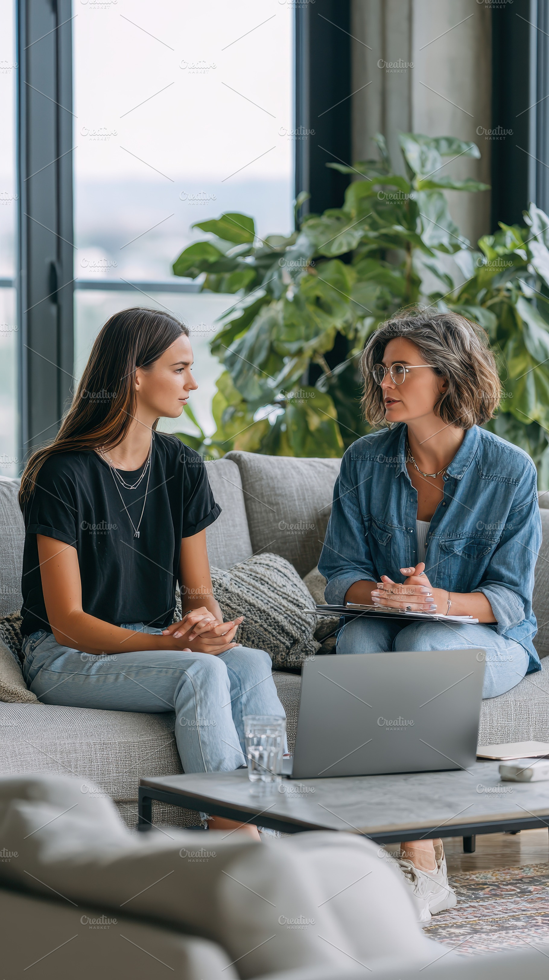 Woman receiving therapy from therapi, a Photo by Pixeness Studio