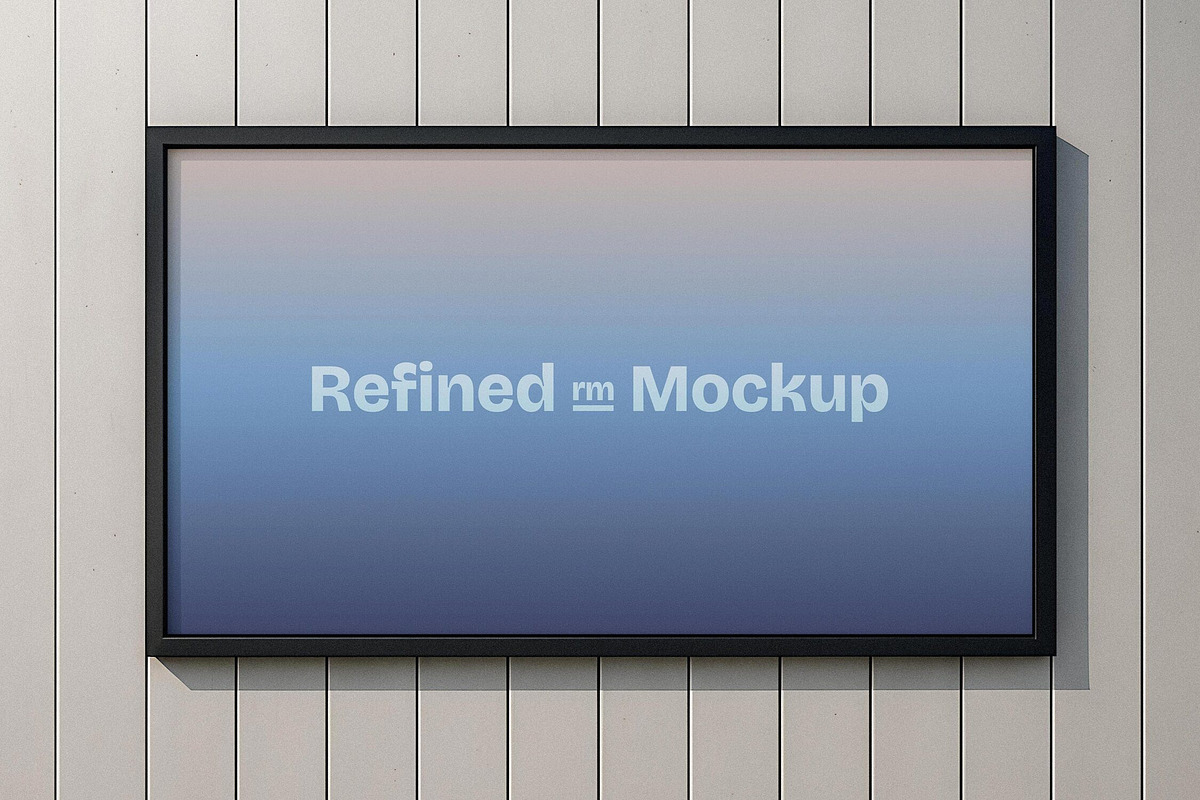 Minimalist Framed Wallscape Mockup, a Product Mockup by Design Squad (Photo 3 of 4)